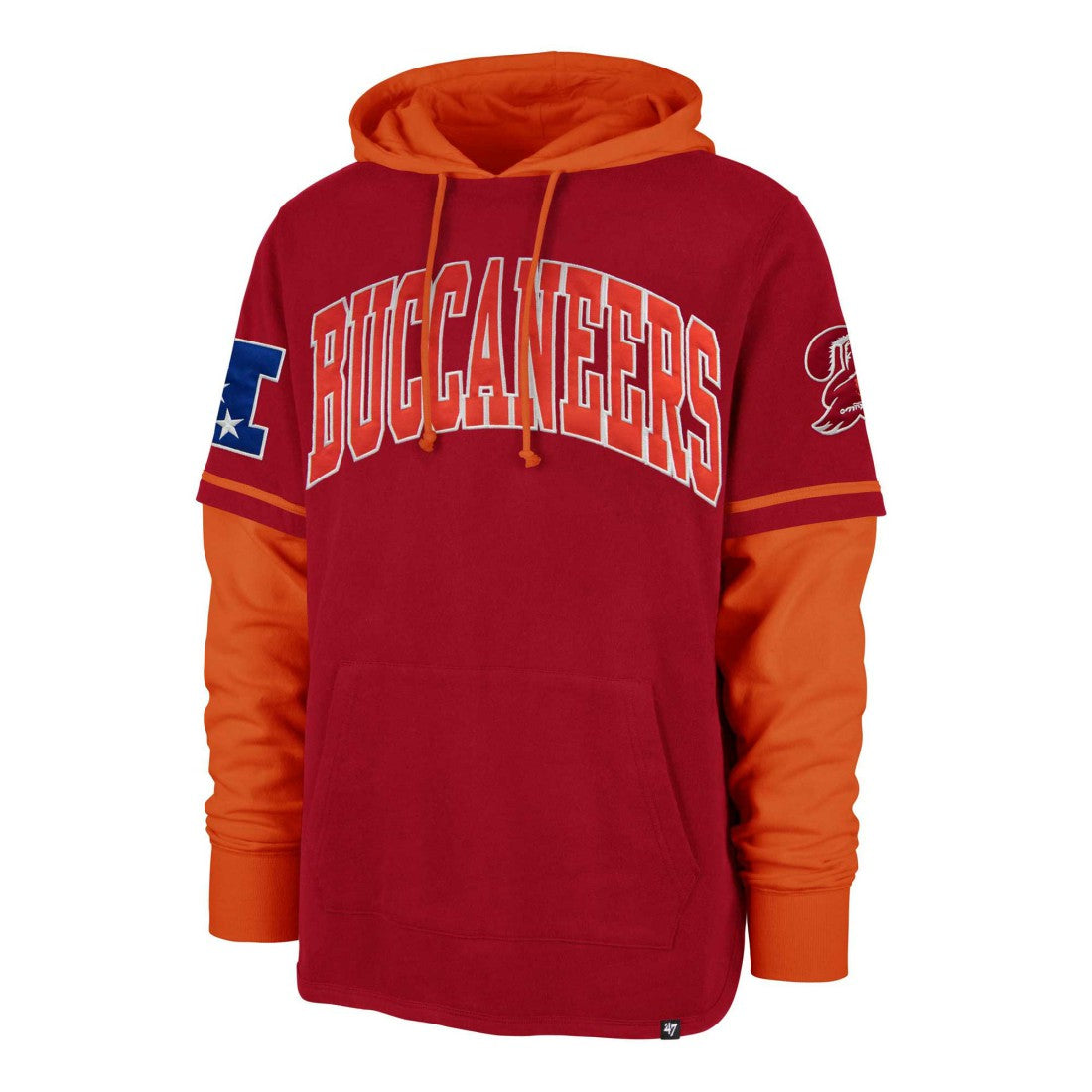 Tampa Bay Buccaneers '47 Shortstop Pullover Hoodie Red | 47 brand