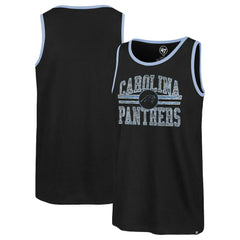 Carolina Panthers '47 Winger Franklin Tank Top Black | 47 brand