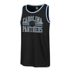 Carolina Panthers '47 Winger Franklin Tank Top Black | 47 brand