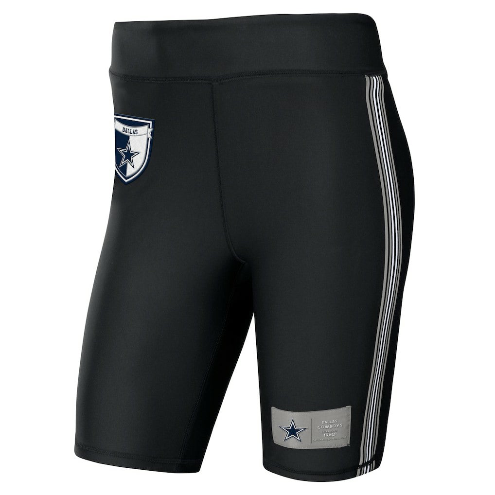 Dallas Cowboys WEAR by Erin Andrews Women's Biker Shorts Black | NFL