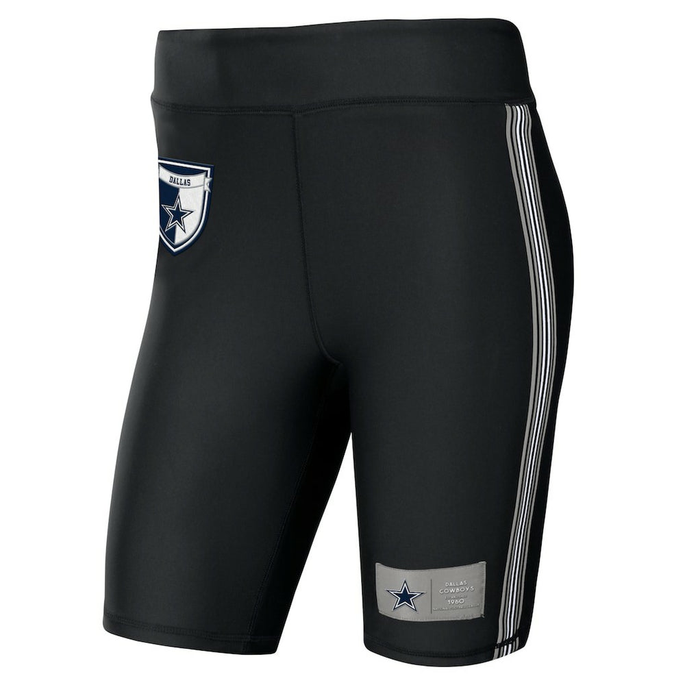 Dallas Cowboys WEAR by Erin Andrews Women's Biker Shorts Black | NFL