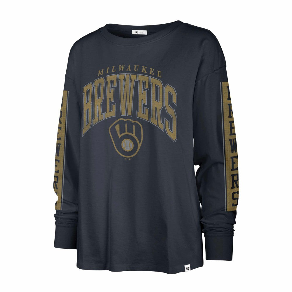 Milwaukee Brewers '47 Women's Statement Long Sleeve T-Shirt - MLB