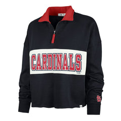 St. Louis Cardinals '47 Women's Remi Quarter-Zip Cropped Top - MLB