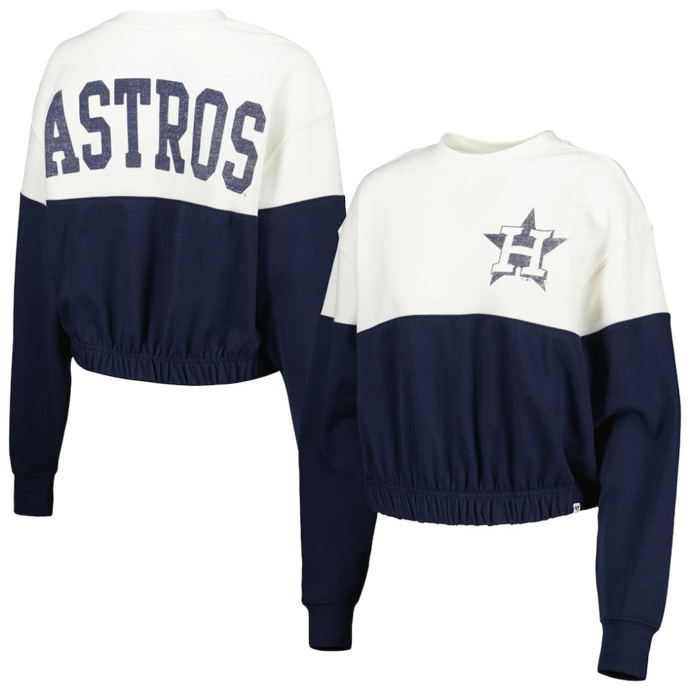 Houston Astros '47 Women's Take Two Bonita Pullover Sweatshirt - MLB
