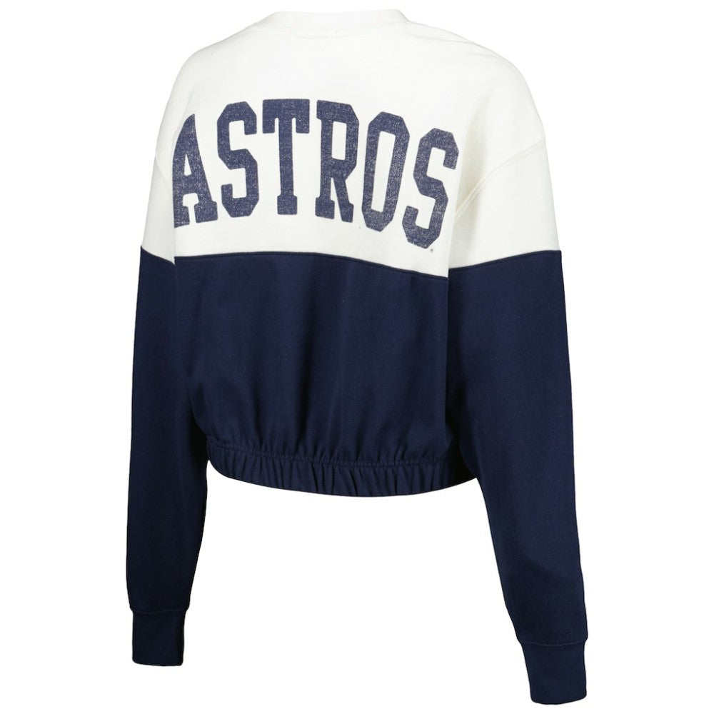 Houston Astros '47 Women's Take Two Bonita Pullover Sweatshirt - MLB