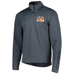 Cincinnati Bengals MSX by Michael Strahan Half-Zip Pullover Charcoal | NFL