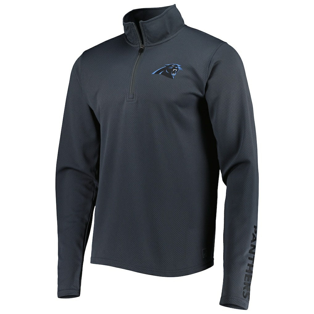 Carolina Panthers MSX by Michael Strahan Half-Zip Pullover Charcoal | NFL