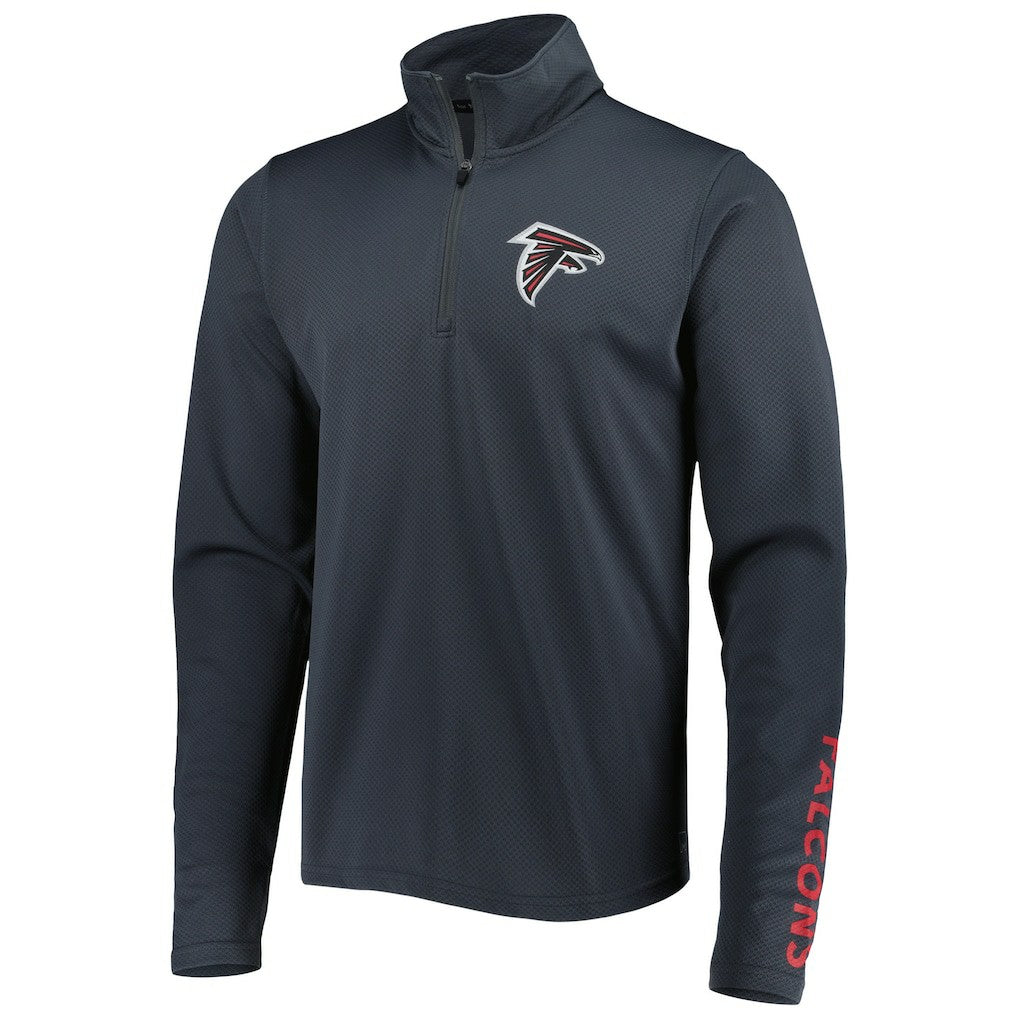 Atlanta Falcons MSX by Michael Strahan Half-Zip Pullover Charcoal | NFL