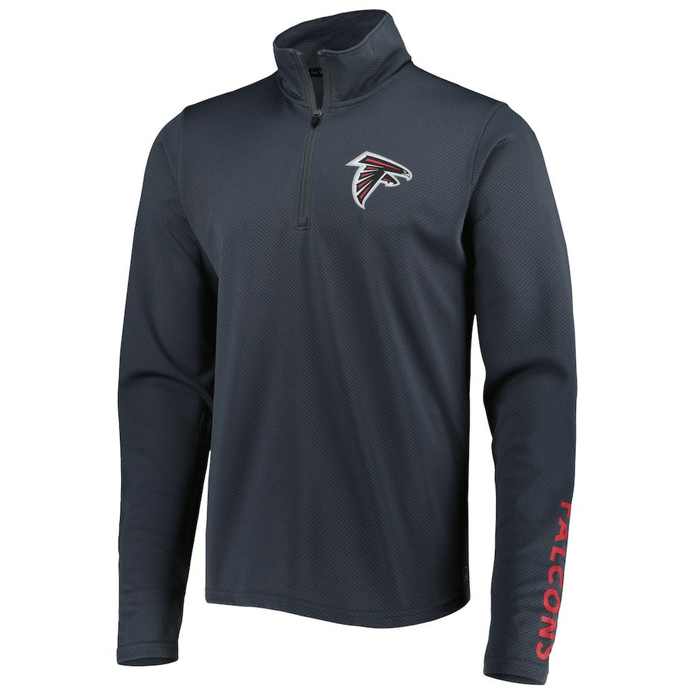 Atlanta Falcons MSX by Michael Strahan Half-Zip Pullover Charcoal | NFL