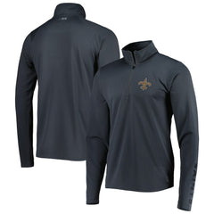 New Orleans Saints MSX by Michael Strahan Half-Zip Pullover Charcoal | NFL