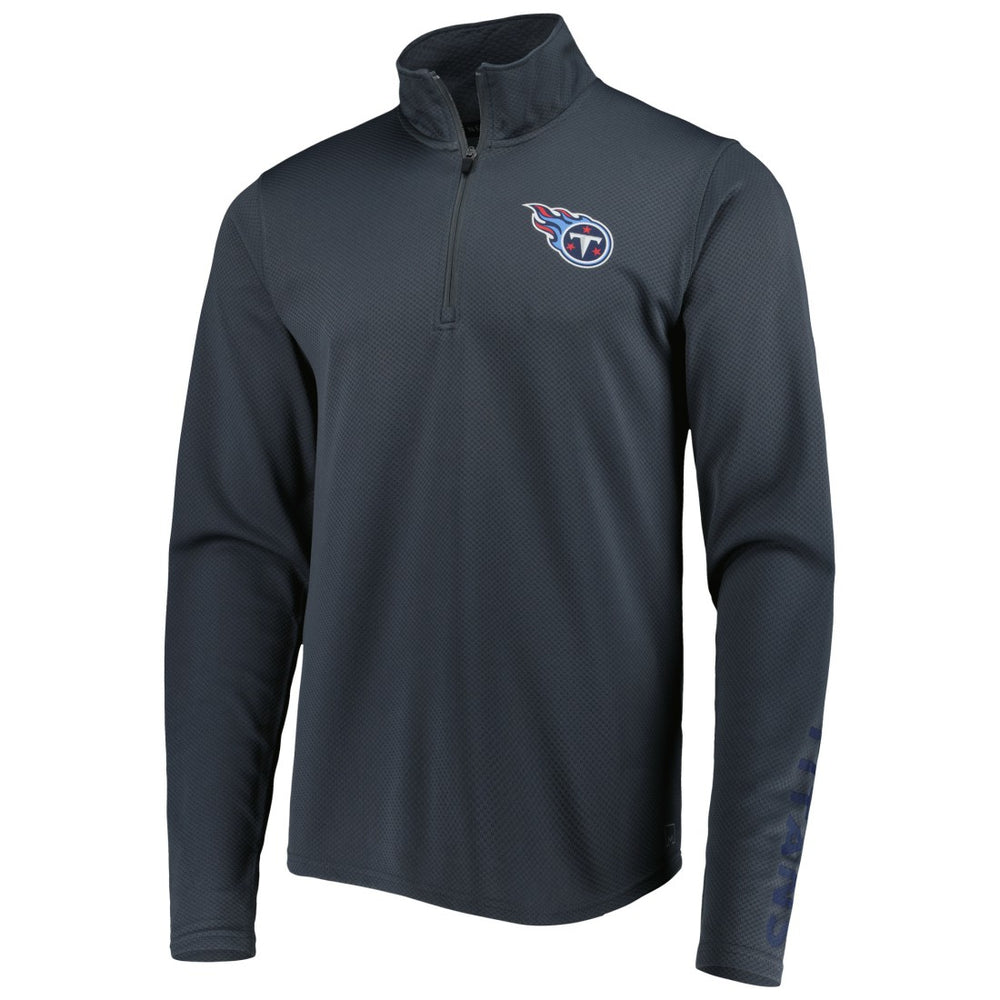 Tennessee Titans MSX by Michael Strahan Half-Zip Pullover Charcoal | NFL