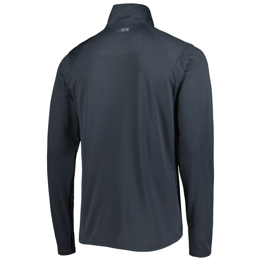 Tennessee Titans MSX by Michael Strahan Half-Zip Pullover Charcoal | NFL