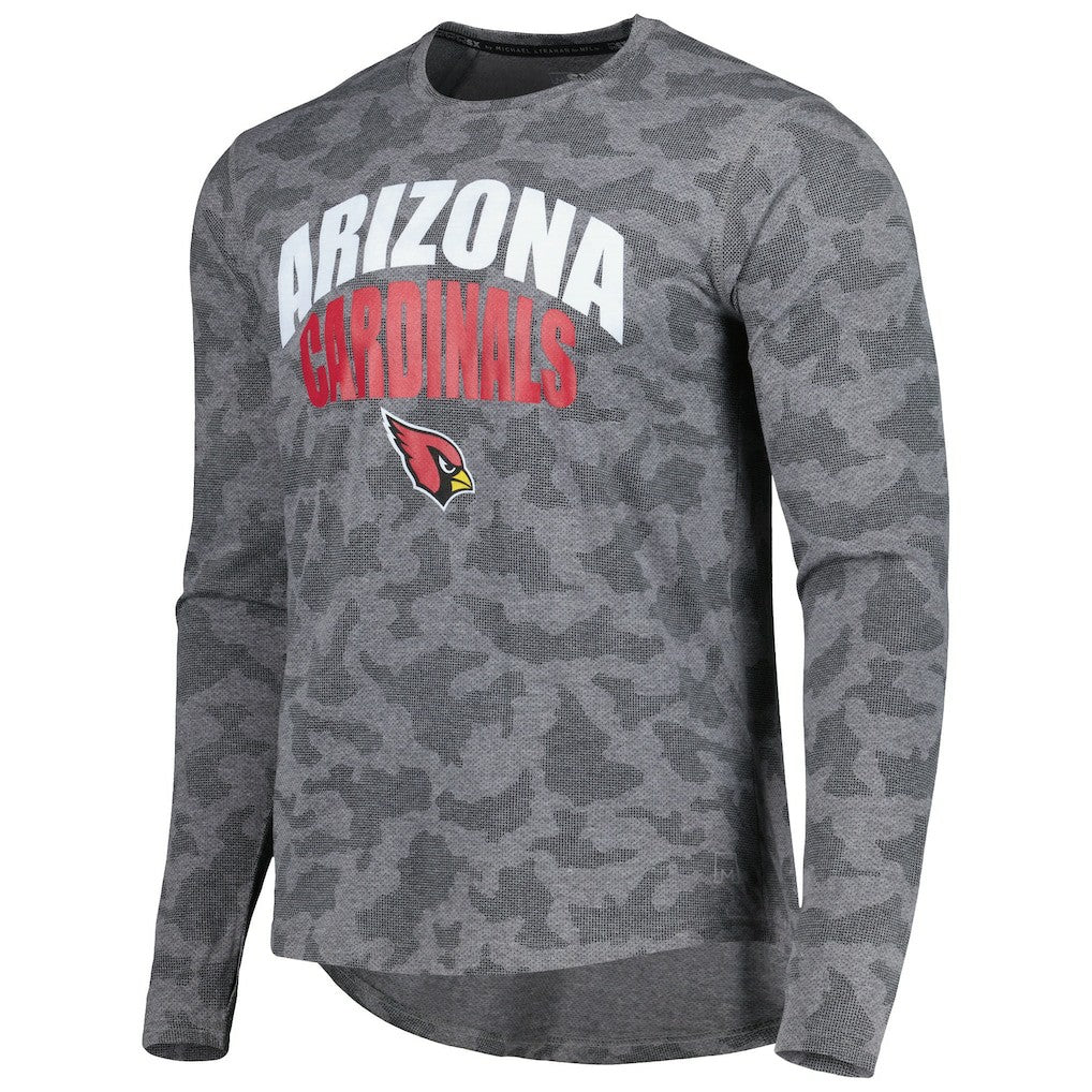 Arizona Cardinals MSX by Michael Strahan Performance Camo Long Sleeve T-Shirt Gray | NFL