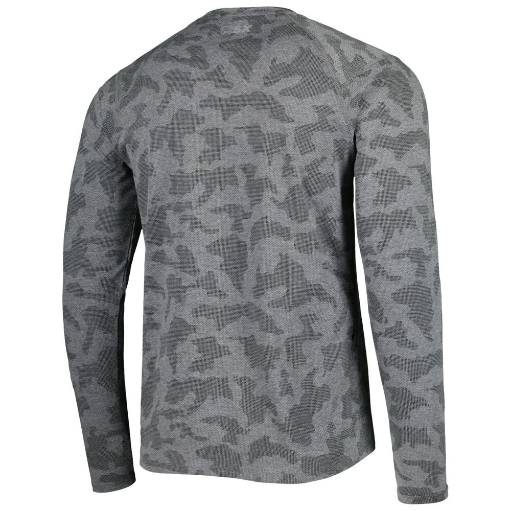 Detroit Lions MSX by Michael Strahan Performance Camo Long Sleeve T-Shirt Black | NFL