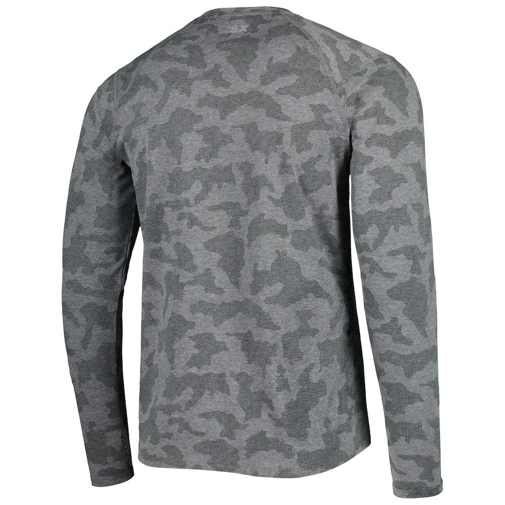 Minnesota Vikings MSX by Michael Strahan Performance Camo Long Sleeve T-Shirt Black | NFL