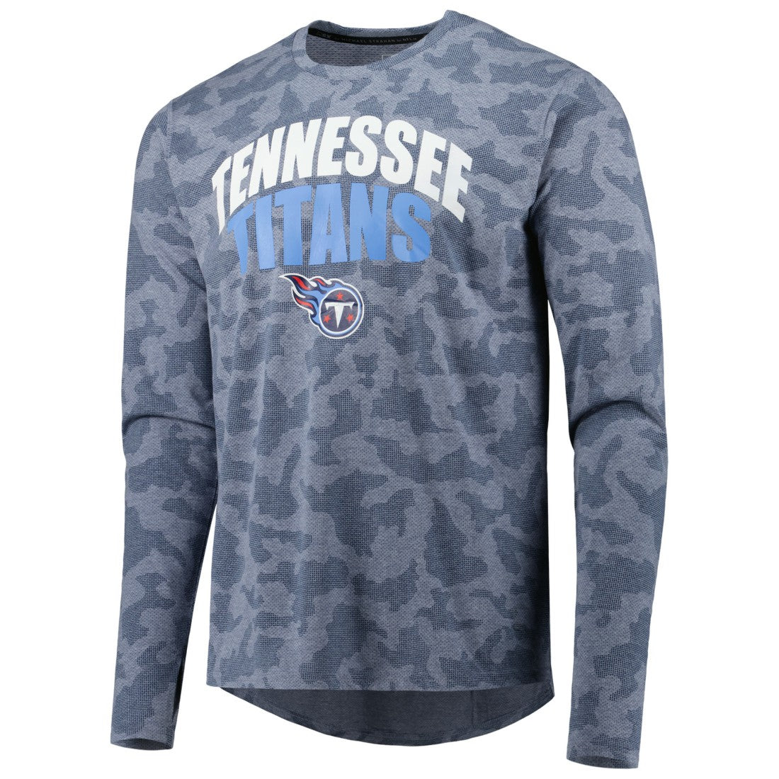 Tennessee Titans MSX by Michael Strahan Performance Camo Long Sleeve T-Shirt Navy | NFL