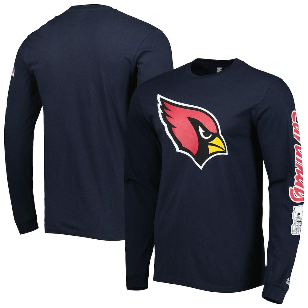 Arizona Cardinals Starter Halftime Long Sleeve T-Shirt Navy | NFL