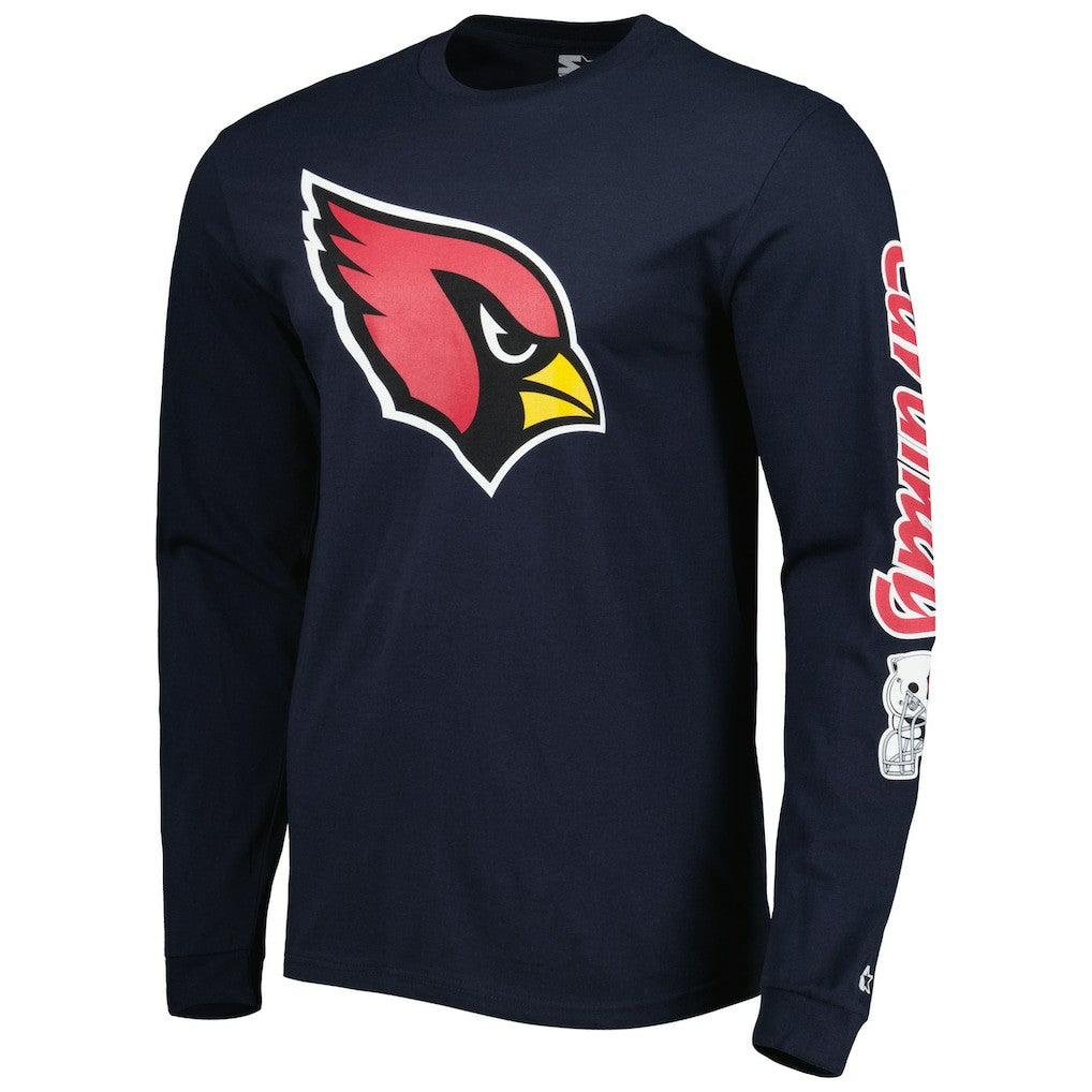 Arizona Cardinals Starter Halftime Long Sleeve T-Shirt Navy | NFL