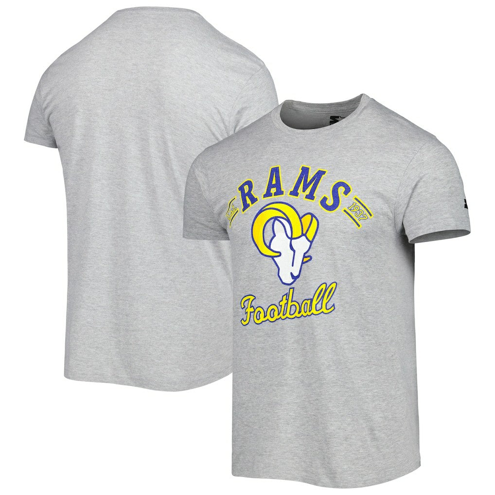 Los Angeles Rams Starter Prime Time T-Shirt Heathered Gray | NFL