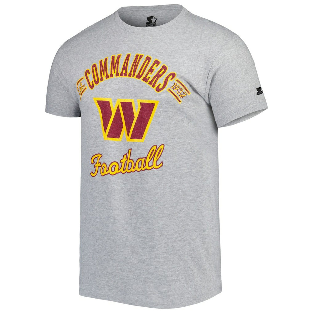 Washington Commanders Starter Prime Time T-Shirt Heathered Gray | NFL