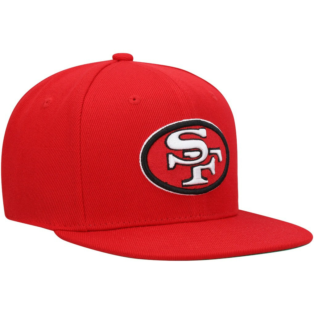 San Francisco 49ers Youth Gridiron Classics Ground Snapback Hat Scarlet | Mitchell & Ness