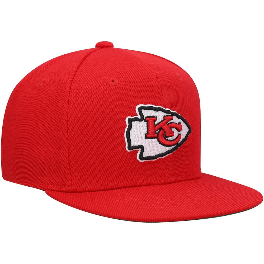 Kansas City Chiefs Youth Gridiron Classics Ground Snapback Hat Red | Mitchell & Ness