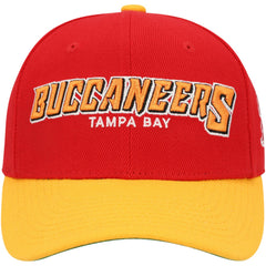 Tampa Bay Buccaneers Youth Shredder Adjustable Hat Red/Yellow | Mitchell & Ness
