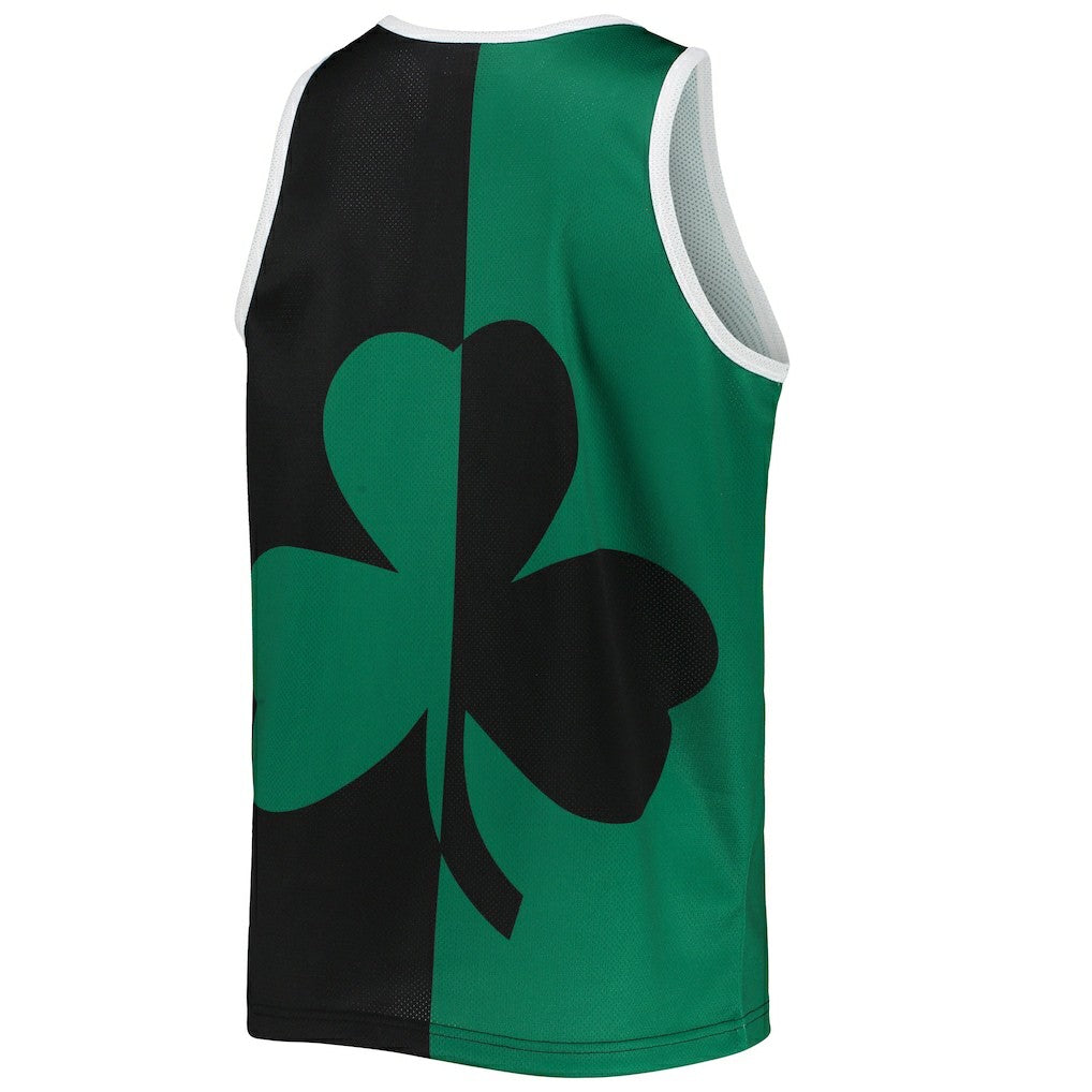 Larry Bird Boston Celtics Sublimated Player Tank Top Kelly Green/Black - NBA