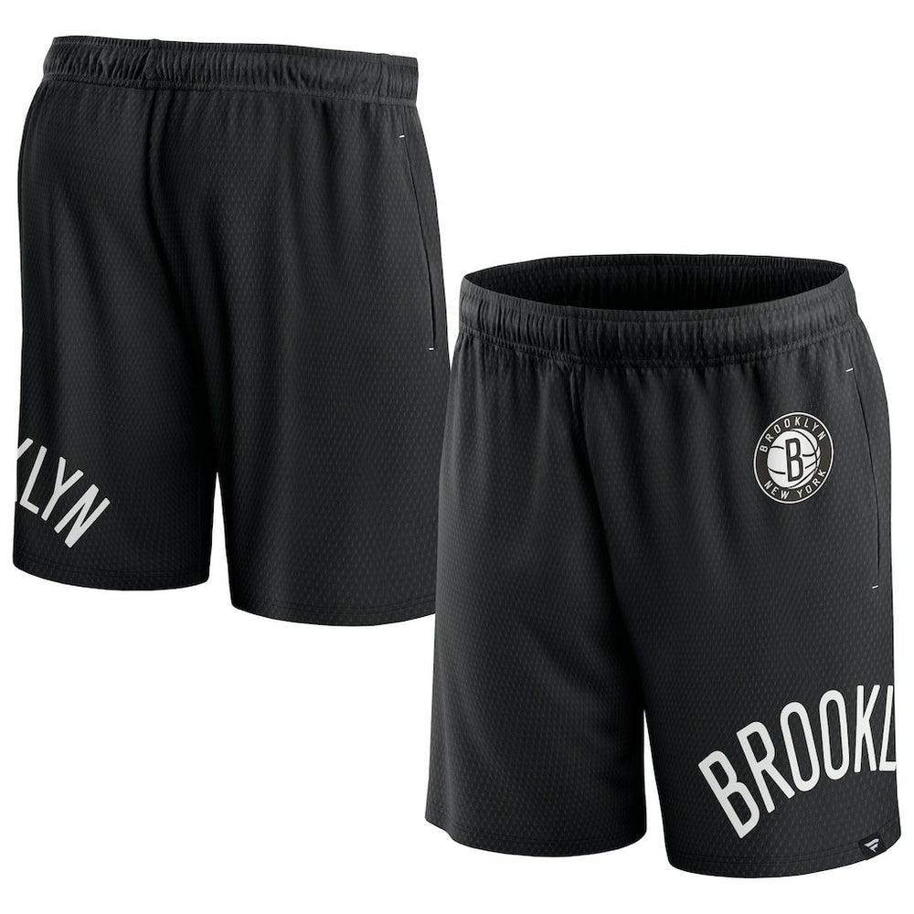 Brooklyn Nets Free Throw Mesh Shorts Black - NBA
