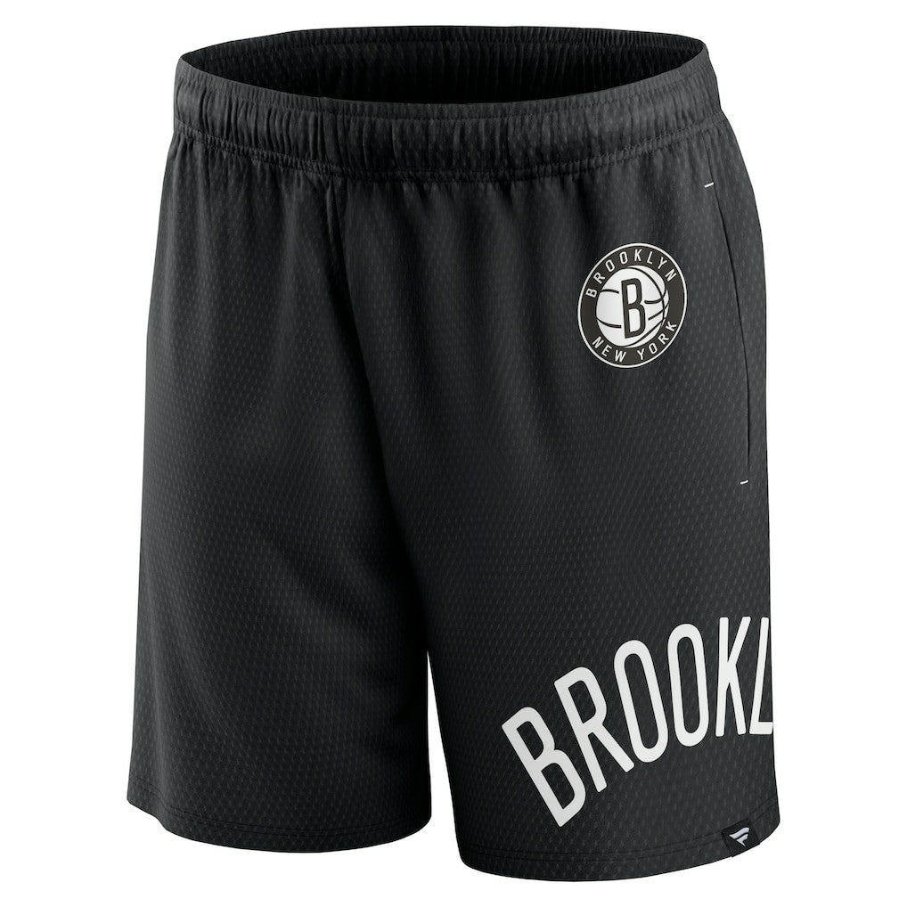 Brooklyn Nets Free Throw Mesh Shorts Black - NBA