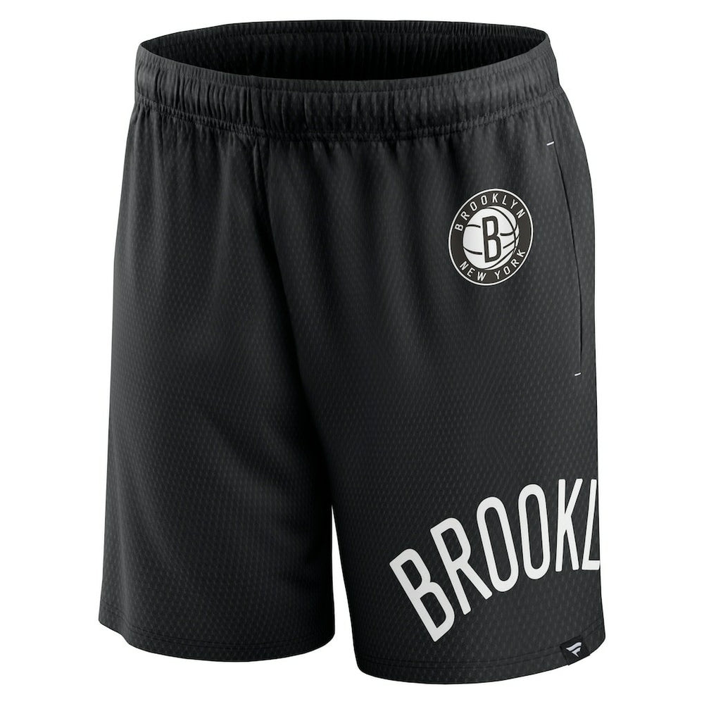 Brooklyn Nets Free Throw Mesh Shorts Black - NBA