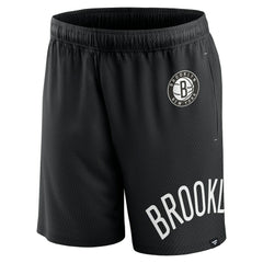 Brooklyn Nets Free Throw Mesh Shorts Black - NBA