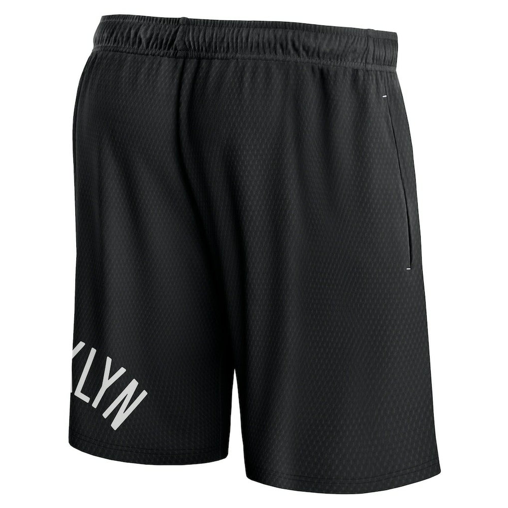 Brooklyn Nets Free Throw Mesh Shorts Black - NBA