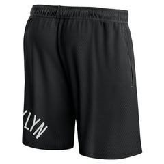 Brooklyn Nets Free Throw Mesh Shorts Black - NBA