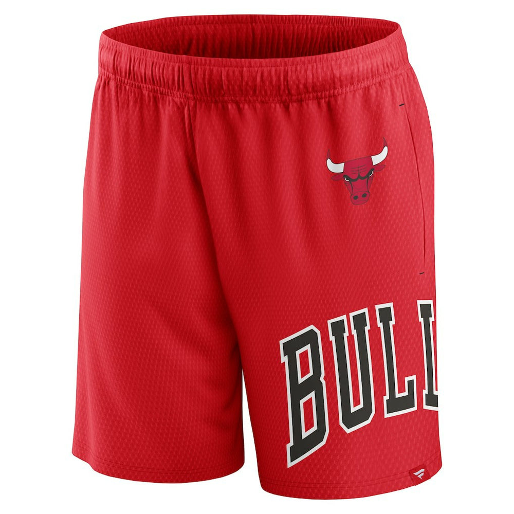Chicago Bulls Free Throw Mesh Shorts Red - NBA