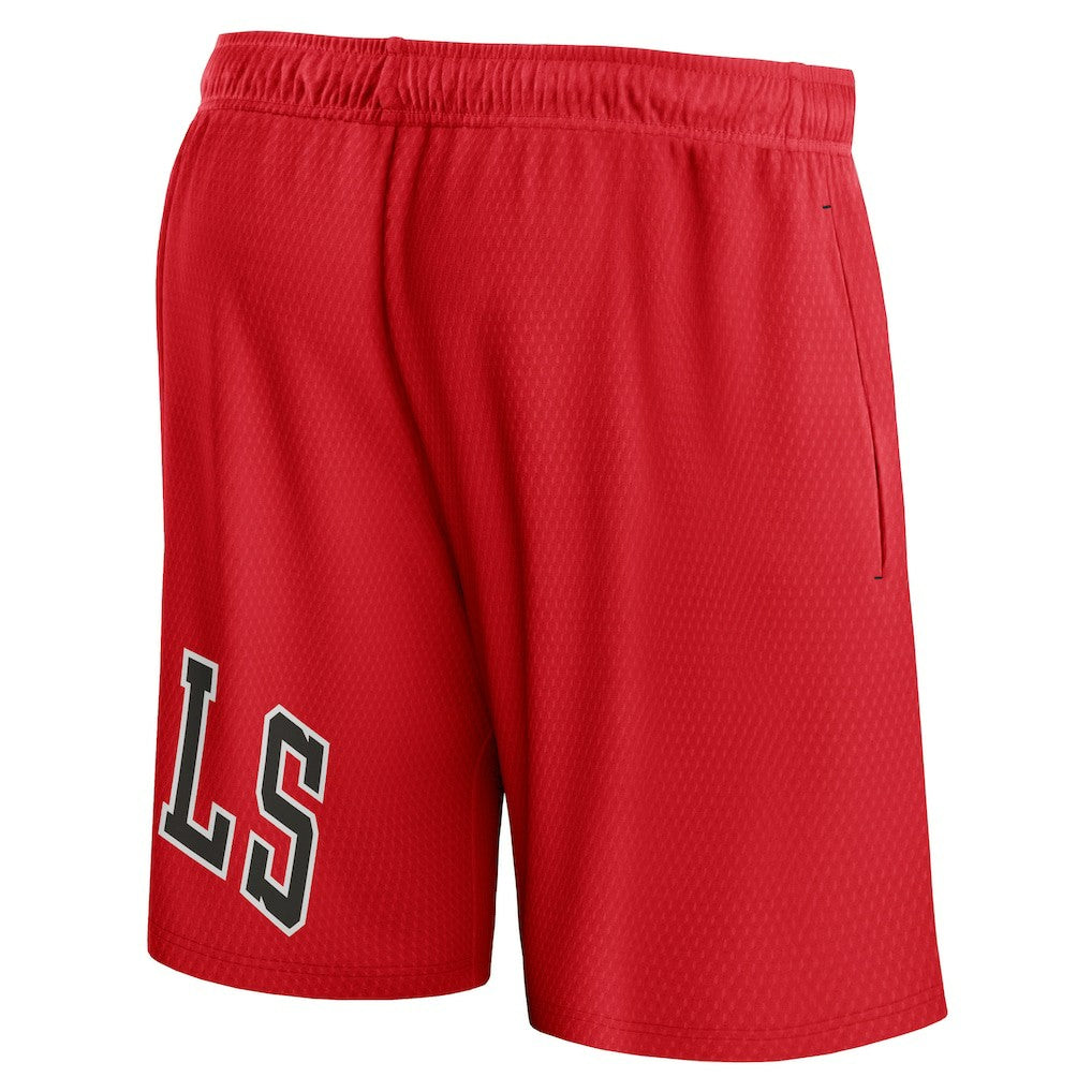 Chicago Bulls Free Throw Mesh Shorts Red - NBA