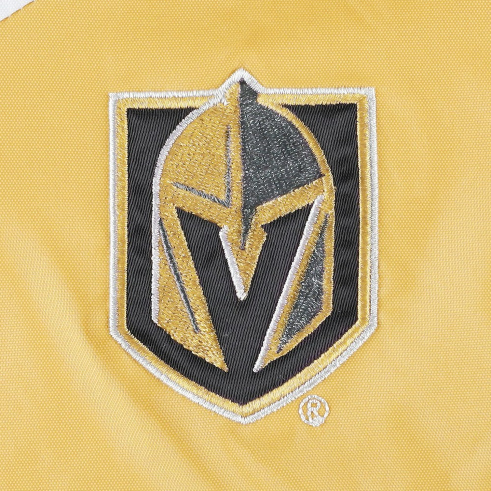 Vegas Golden Knights Tommy Hilfiger Women's Staci Half-Zip Windbreaker Jacket - Black/Gold - NHL