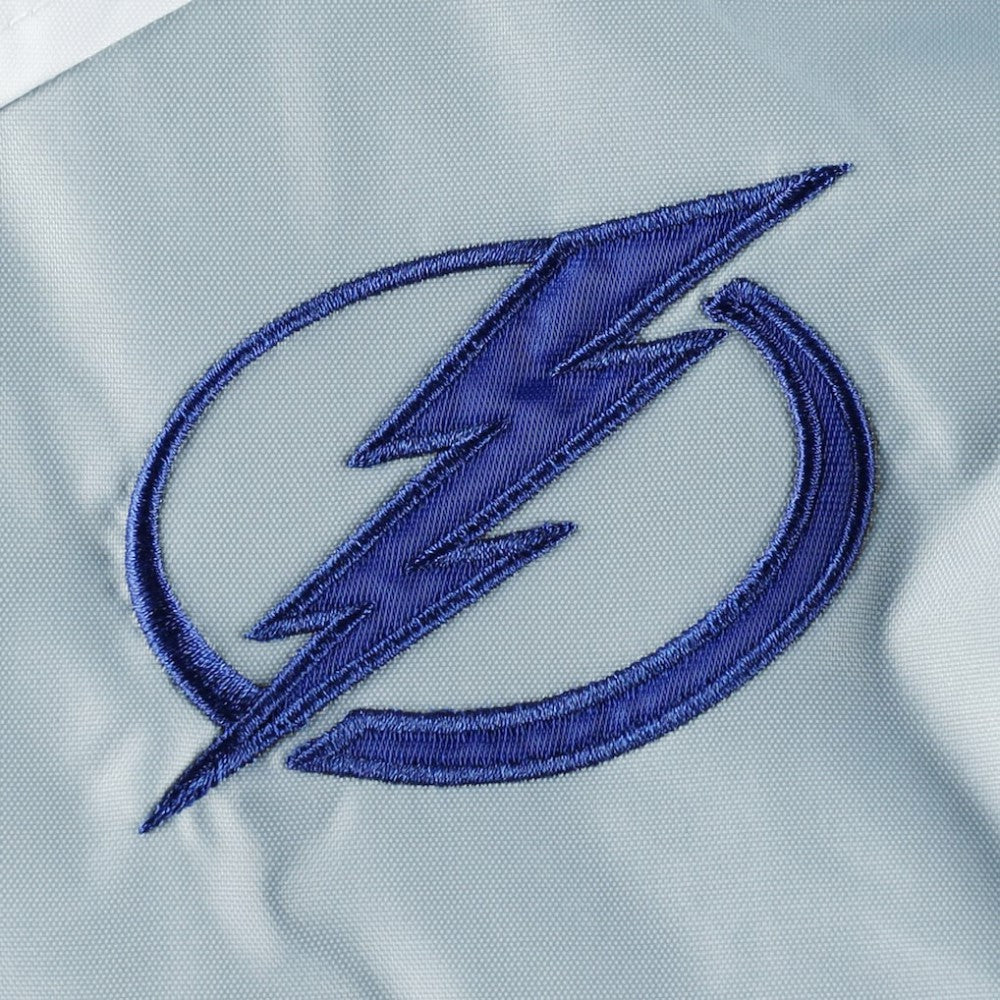 Tampa Bay Lightning Tommy Hilfiger Women's Staci Half-Zip Windbreaker Jacket - Blue/Silver - NHL