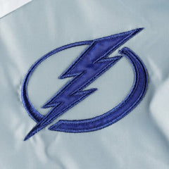 Tampa Bay Lightning Tommy Hilfiger Women's Staci Half-Zip Windbreaker Jacket - Blue/Silver - NHL