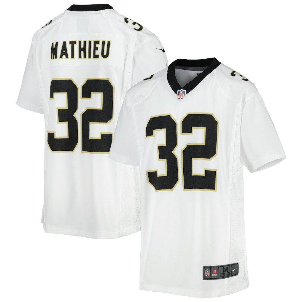 Tyrann Mathieu New Orleans Saints Youth Game Jersey White | Nike for Sale