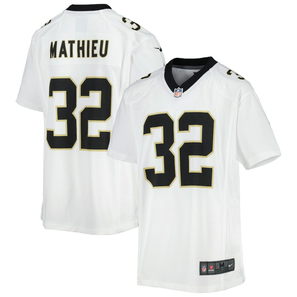 Tyrann Mathieu New Orleans Saints Youth Game Jersey White | Nike for Sale