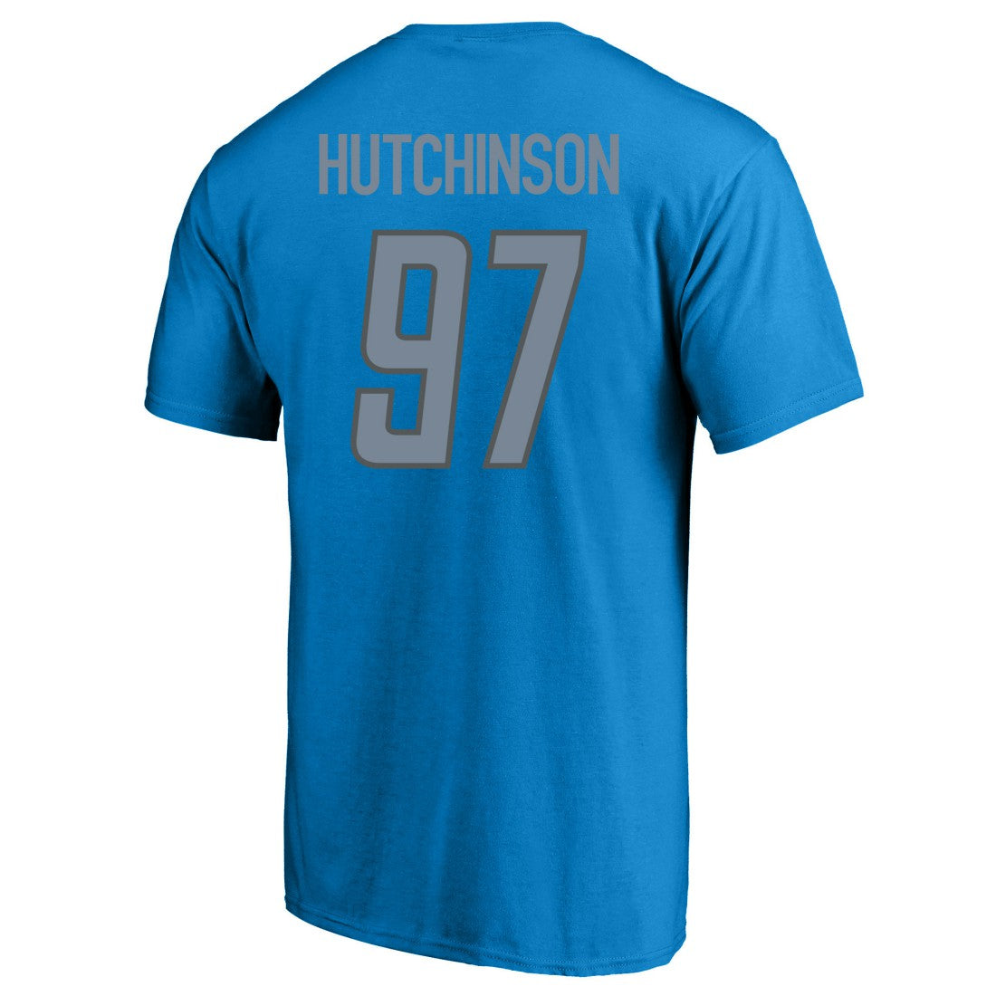 Aidan Hutchinson Detroit Lions Big & Tall Player Name & Number T-Shirt Blue | Fanatics