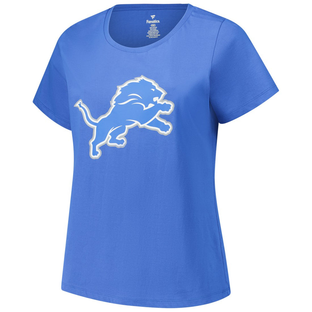 Aidan Hutchinson Detroit Lions Women's Plus Size Fair Catch Name & Number Scoop Neck T-Shirt Blue | NFL