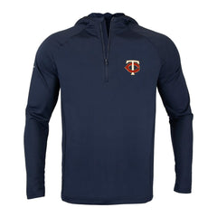 Minnesota Twins Levelwear Zander Insignia Core Quarter-Zip Pullover Hoodie - MLB