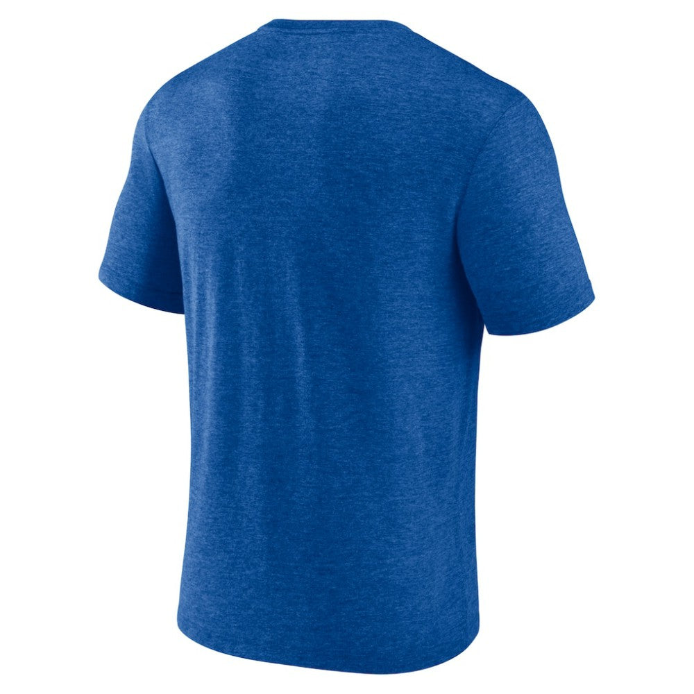 Nashville Predators Badge of Honor Tri-Blend T-Shirt - Royal - NHL
