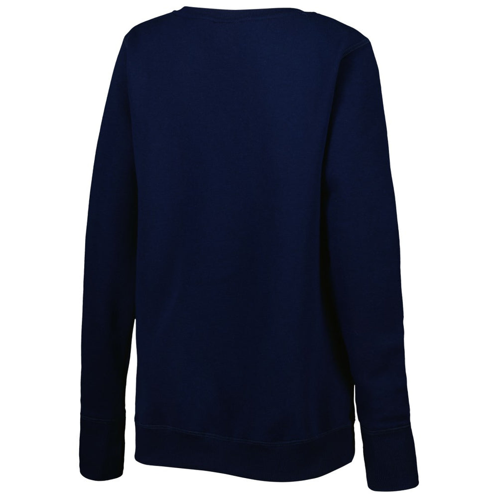 Tennessee Titans Cuce Women's Deep V-Neck Pullover Sweatshirt Navy | NFL