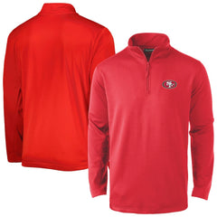 San Francisco 49ers Dunbrooke All-Star Tech Quarter-Zip Top Scarlet | NFL