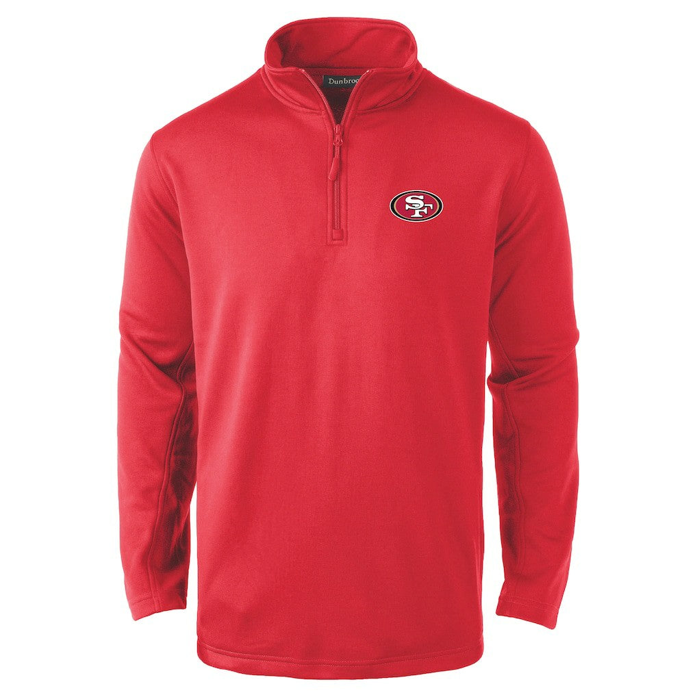 San Francisco 49ers Dunbrooke All-Star Tech Quarter-Zip Top Scarlet | NFL