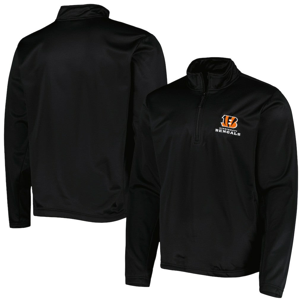 Cincinnati Bengals Dunbrooke All-Star Tech Quarter-Zip Top Black | NFL
