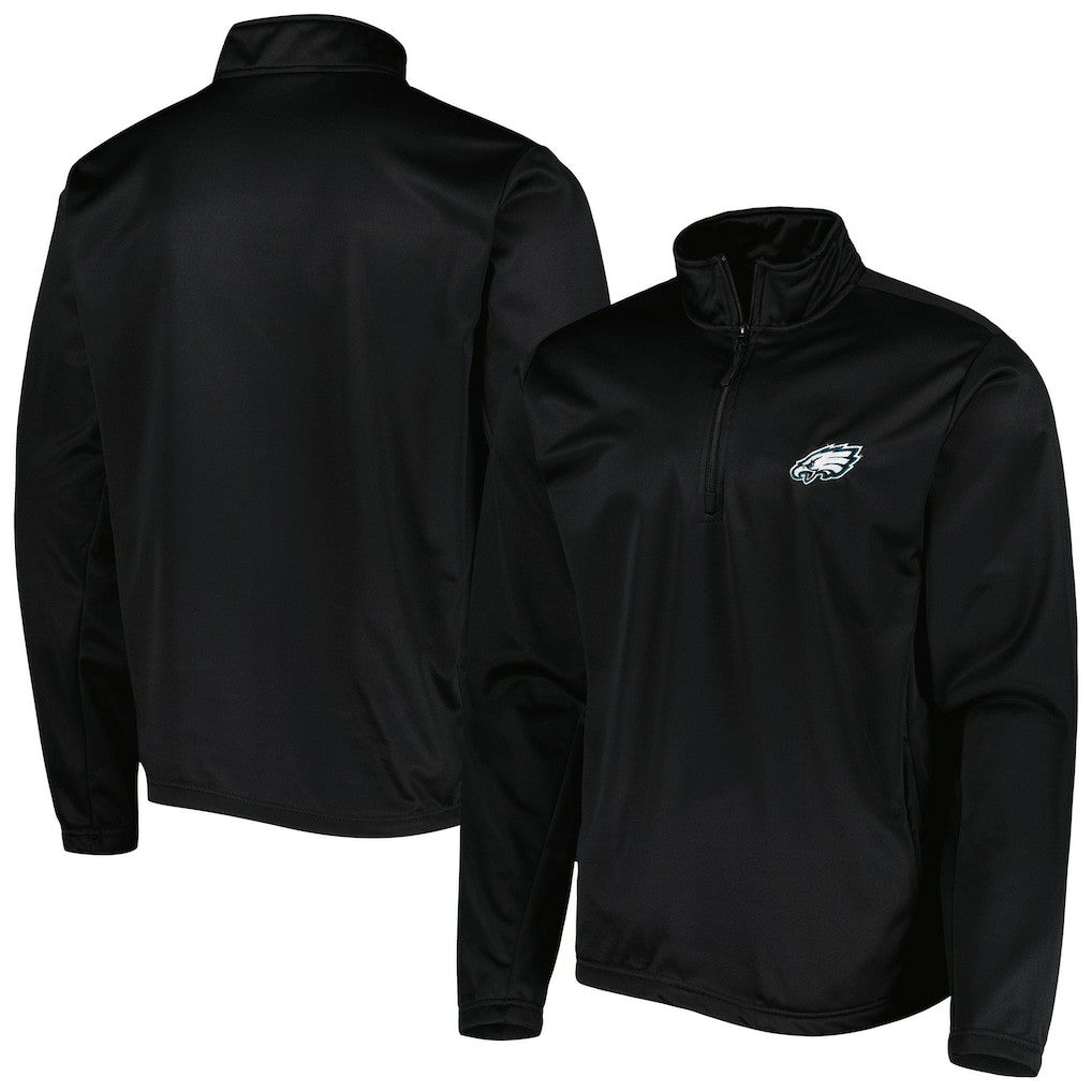Philadelphia Eagles Dunbrooke All-Star Tech Quarter-Zip Top Black | NFL